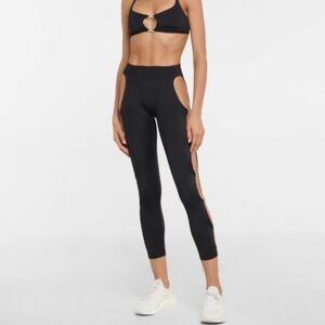 Adam Selman Crystal Cutout Legging size M